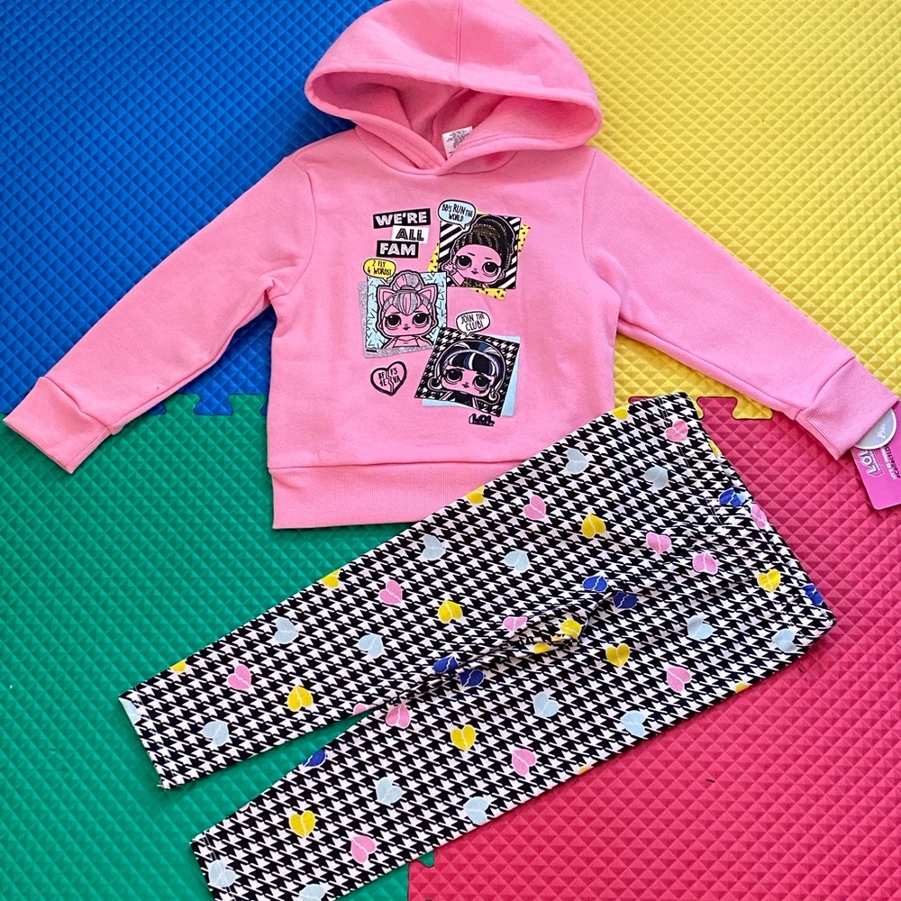 Girl clothes Lol surprise hoodie matching set size 4